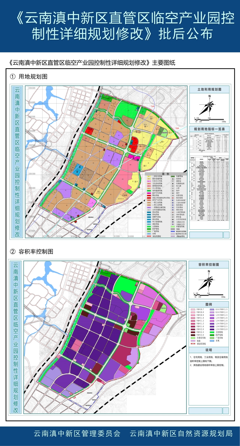 云南滇中新区直管区临空产业园控制性详细规划修改批后公布_03
