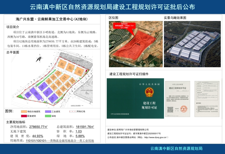 海广兴东盟·云南鲜果加工交易中心（A1、A2、A3、A4地块）-批后公示_02