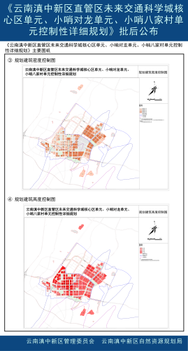 《云南滇中新区直管区未来交通科学城核心区单元、小哨对龙单元、小哨八家村单元控制性详细规划》批后公布_03