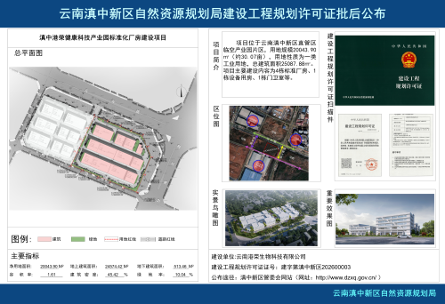 滇中港荣健康科技产业园标准化厂房建设项目批后公布_01